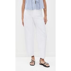 Aligne Balloon "Tommy" Pants Women's 28 White High Rise NWT